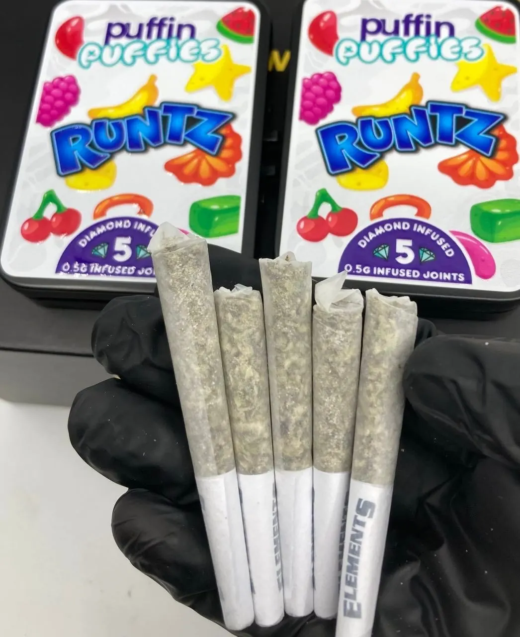 Puffin Puffies Diamond Infused Pre-Rolls — THCa pre-roll, photo 1 of 2
